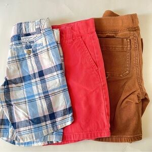 Boys Janie and Jack and Hanna Andersson Chino Shorts Bundle